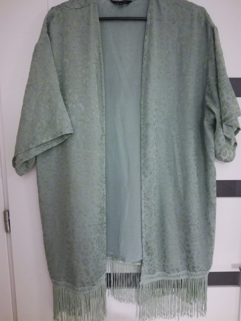 narzutka kimono NEW LOOK 12 40 L frędzle poncho