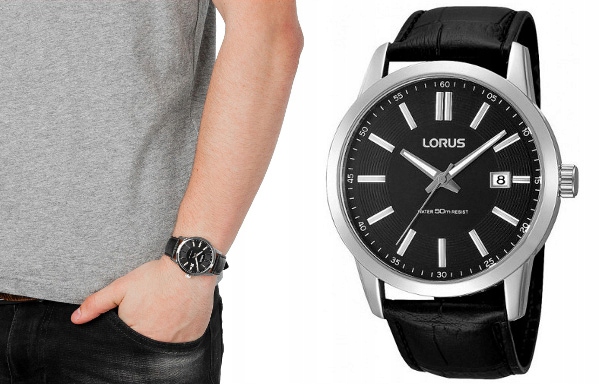 WROCŁAW męski zegarek Lorus RS945AX9 KLASYK CASUAL