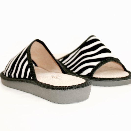 Kapcie damskie Slippers Family ZEBRA rozm. 37