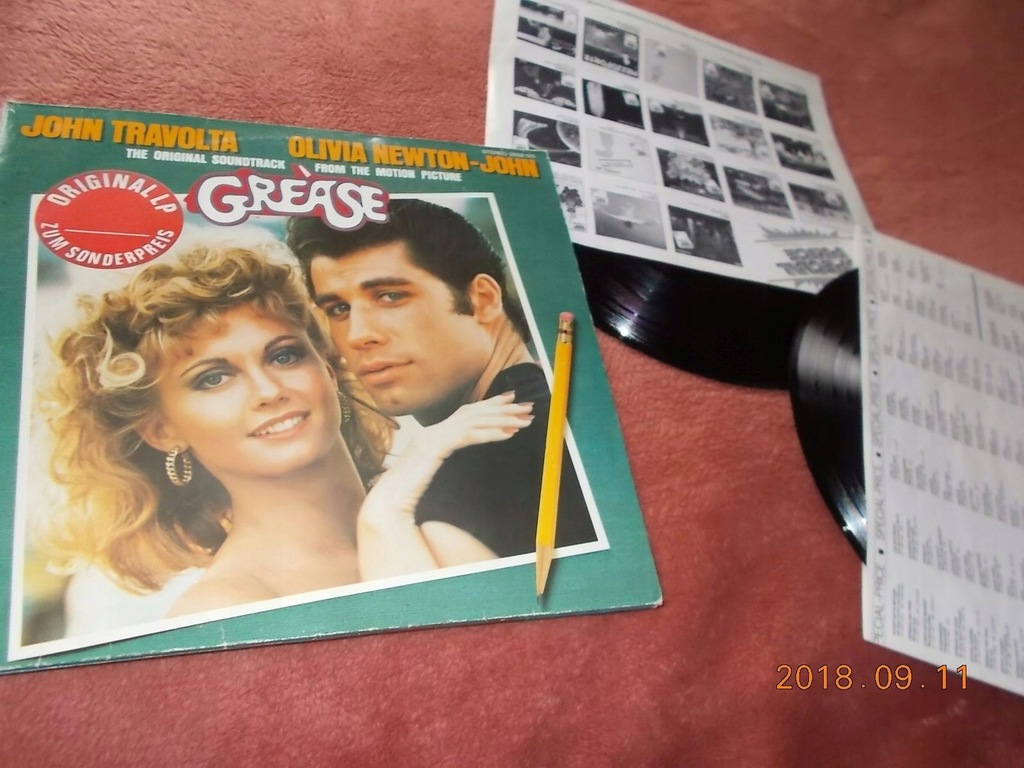 Grease 2lp Travolta newton-john płyta winylowa ex