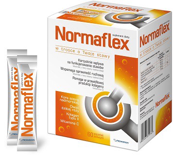 NORMAFLEX, 60 SASZETEK, STAWY, KOLAGEN