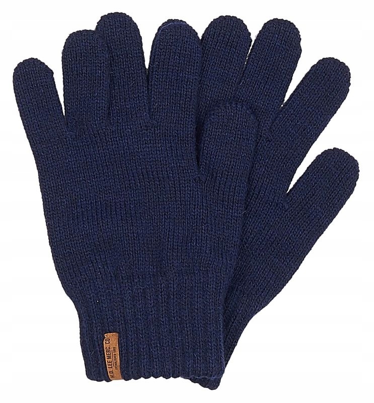 Lee navy gloves LH623935 GRANATOWE RĘKAWICZKI L