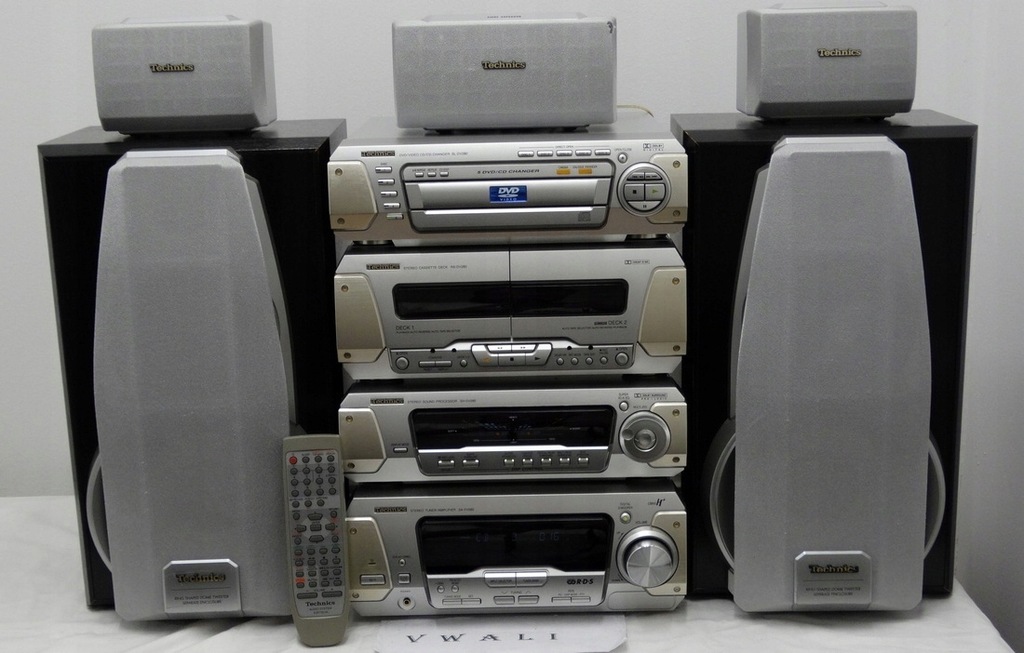 ZNAKOMITA WIEŻA TECHNICS SA-DV280+5 KOLUMN+PILOT
