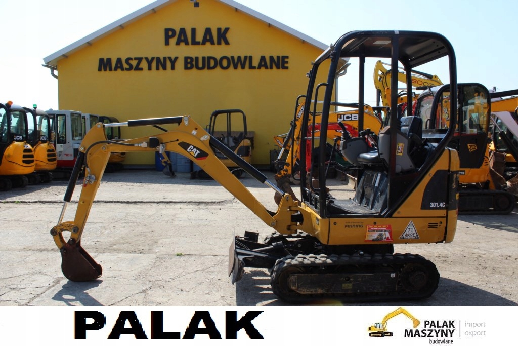 Mini koparka CAT 301,4 OTWARTA, 2014r