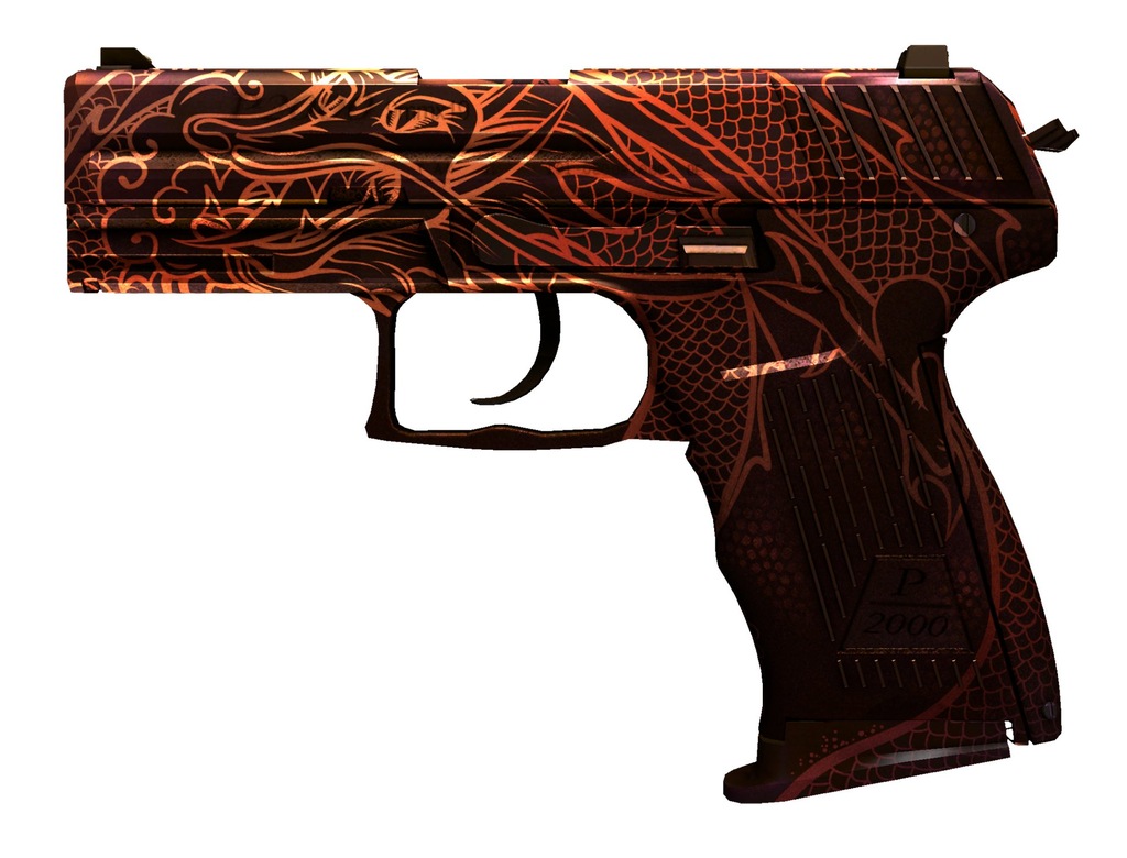 SKINY CS:GO ST P2000 Imperial Dragon 4/5 MW