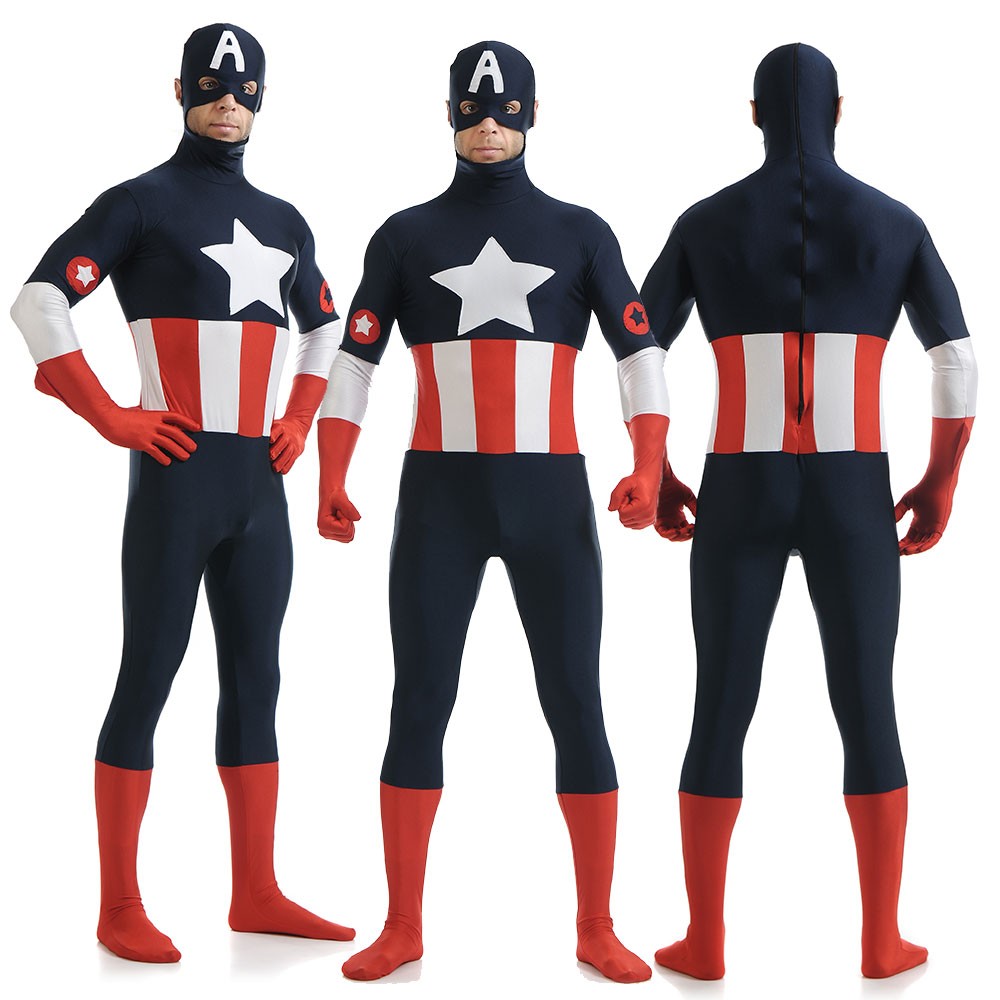 UNISEX Kostium Captain America The Avengers 3XL 46