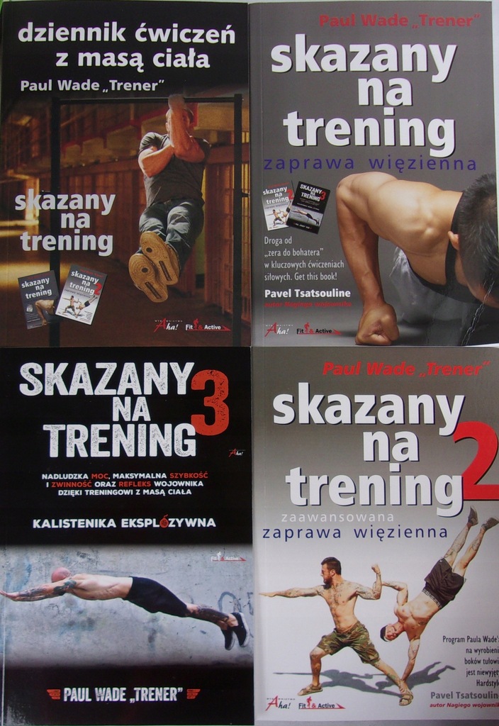 Skazany Na Trening Zestaw 4 Ksiazek 7582563367 Oficjalne Archiwum Allegro