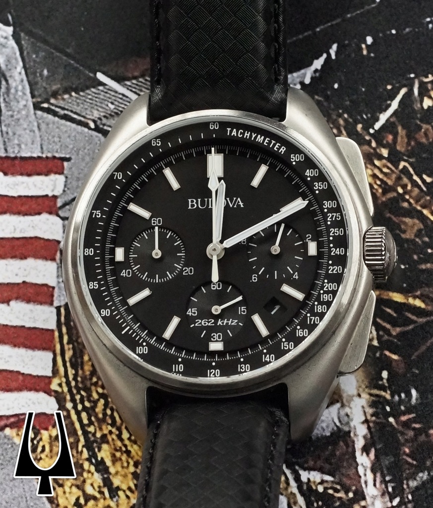 Bulova moonwatch black sale