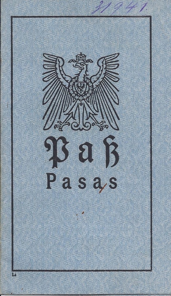 PASZPORT LITEWSKI WIEKSZNIE OKMIANY 1918