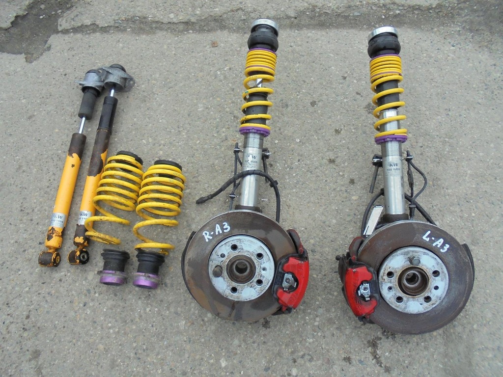ZAWIESZENIE GWINTOWANE KW AUDI A3 8L KPL