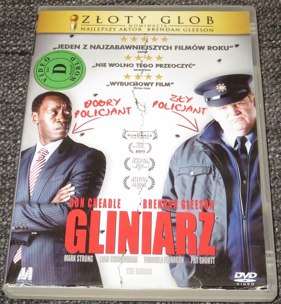 DVD: Gliniarz (2011) The Guard