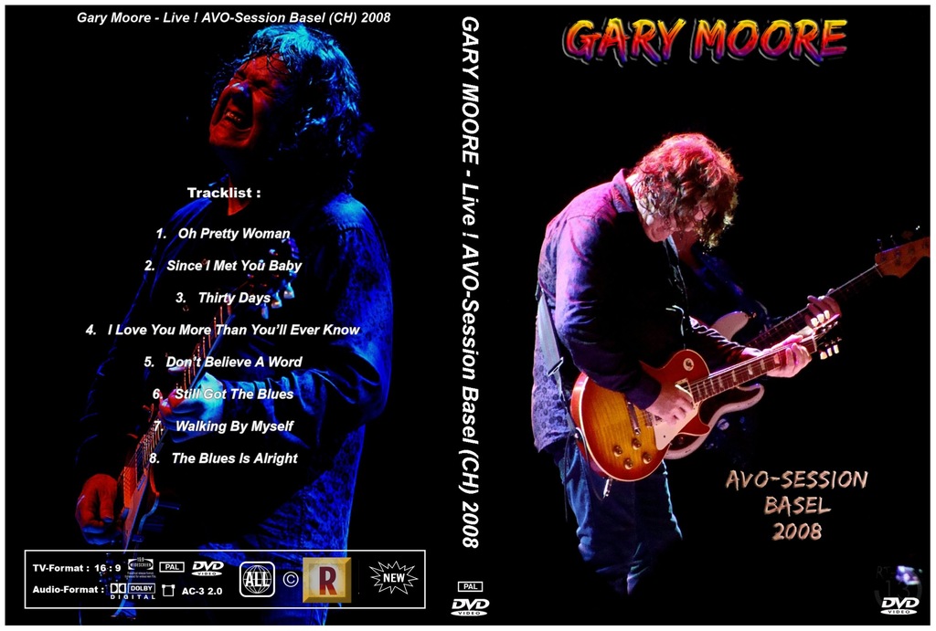 GARY MOORE LIVE! AVO SESSION BASEL 2008 (1DVD)