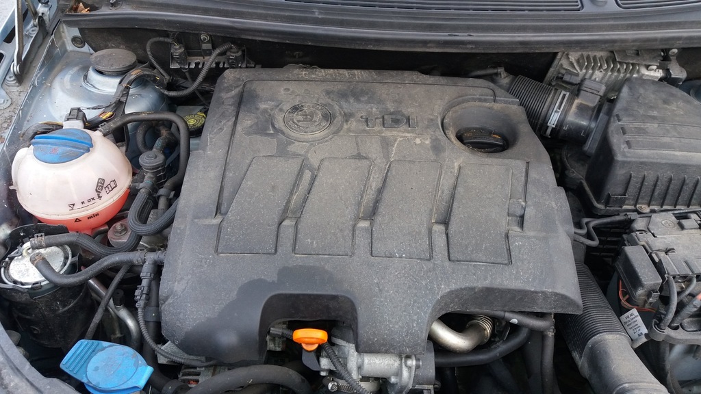 SILNIK MOTOR SKODA FABIA II  2 1.6 TDI CAYA