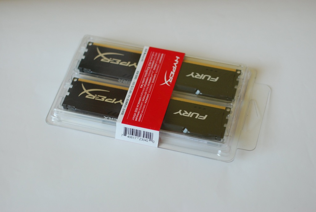 HyperX Fury DDR3 1600 CL10 2x4GB (HX316C10FBK2/8)