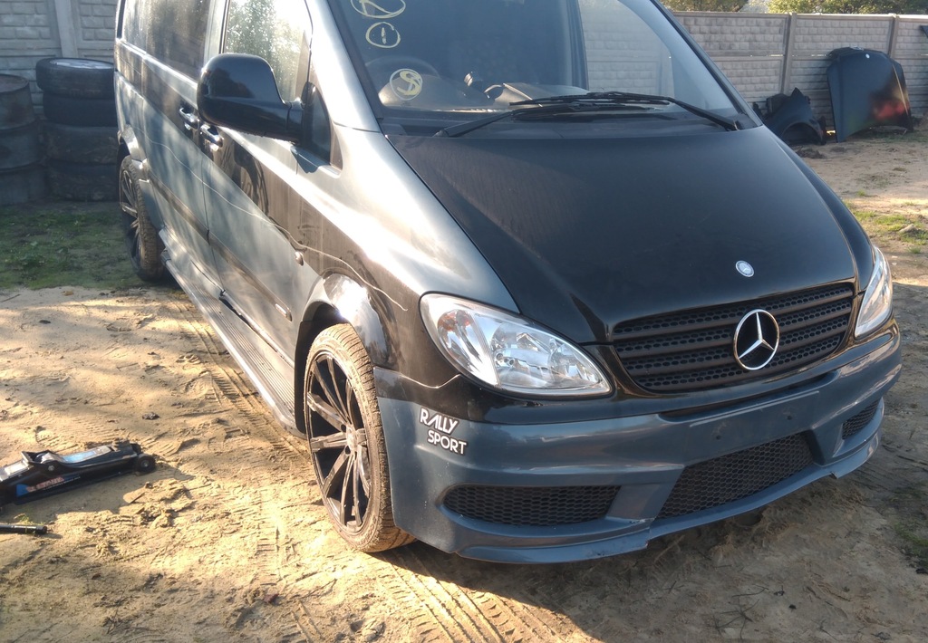 Zestaw tuning zderzak progi Merc Vito Viano W639