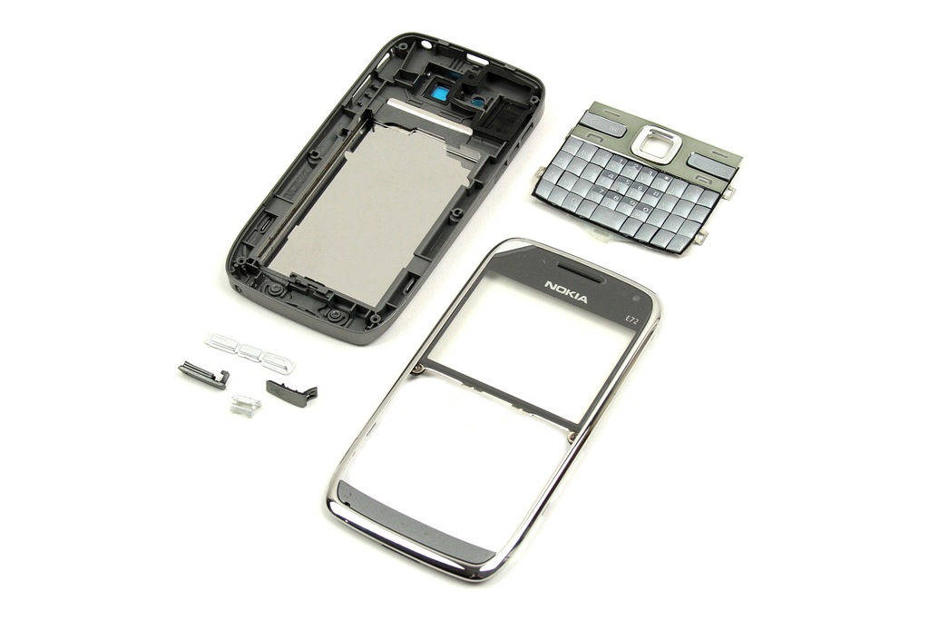 KOMPLET OBUDOWA SZYBKA RAMKA DO NOKIA E72 NOWY