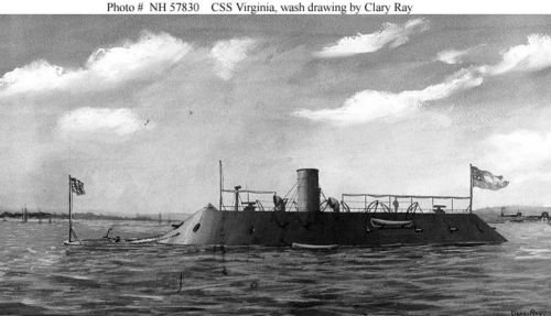 Pancernik CSS Virginia // Skala 1:350