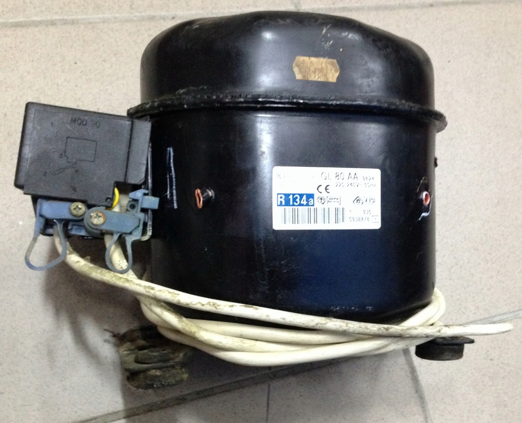 Compressor ElectroluxZEM GL80AA, LBP R134a, 1/5HP,, 56 OFF