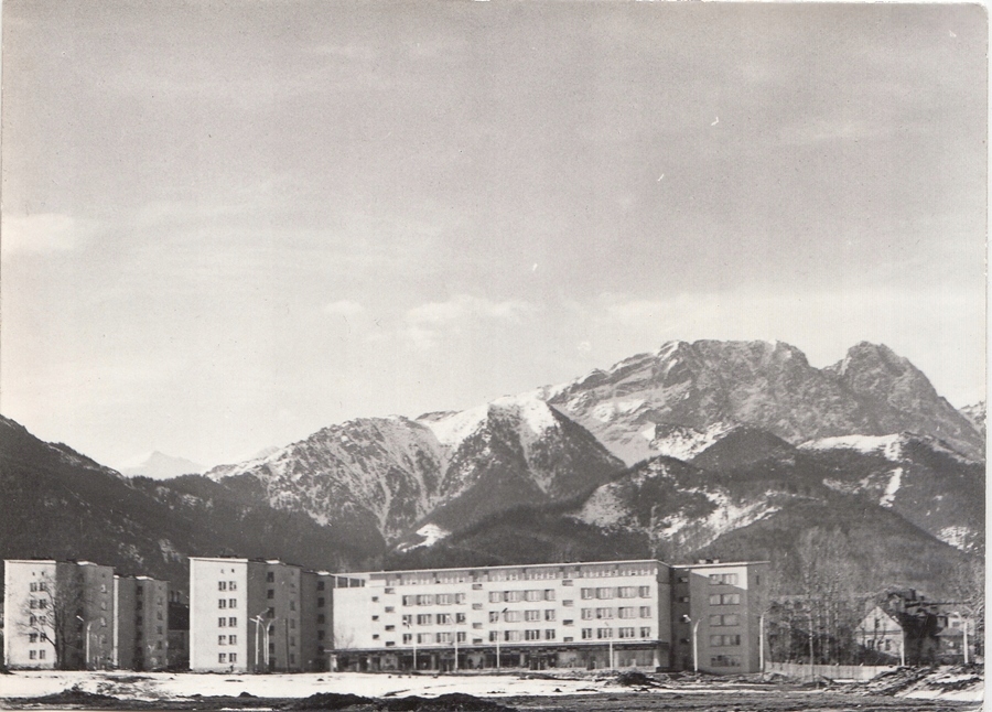 ZAKOPANE ALEJA 1 MAJA BLOKI TATRY 1962