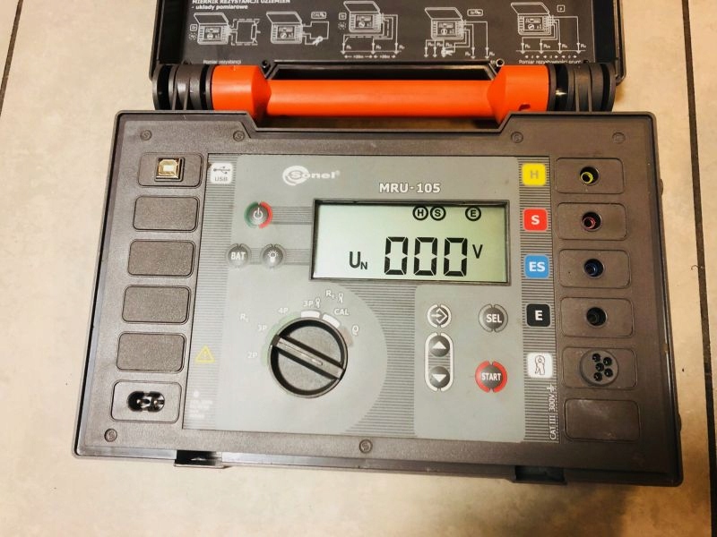 MIERNIK REZYSTANCJI UZIEMIEŃ SONEL MRU-105