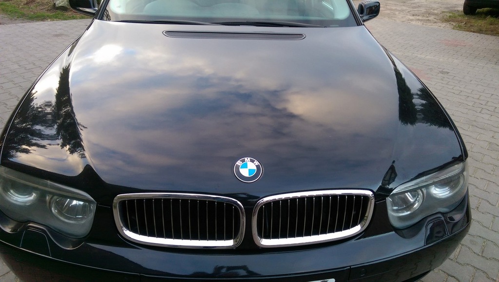 BMW E65 E66 maska 475/9 black sapphire metallic 7026334180 oficjalne archiwum Allegro