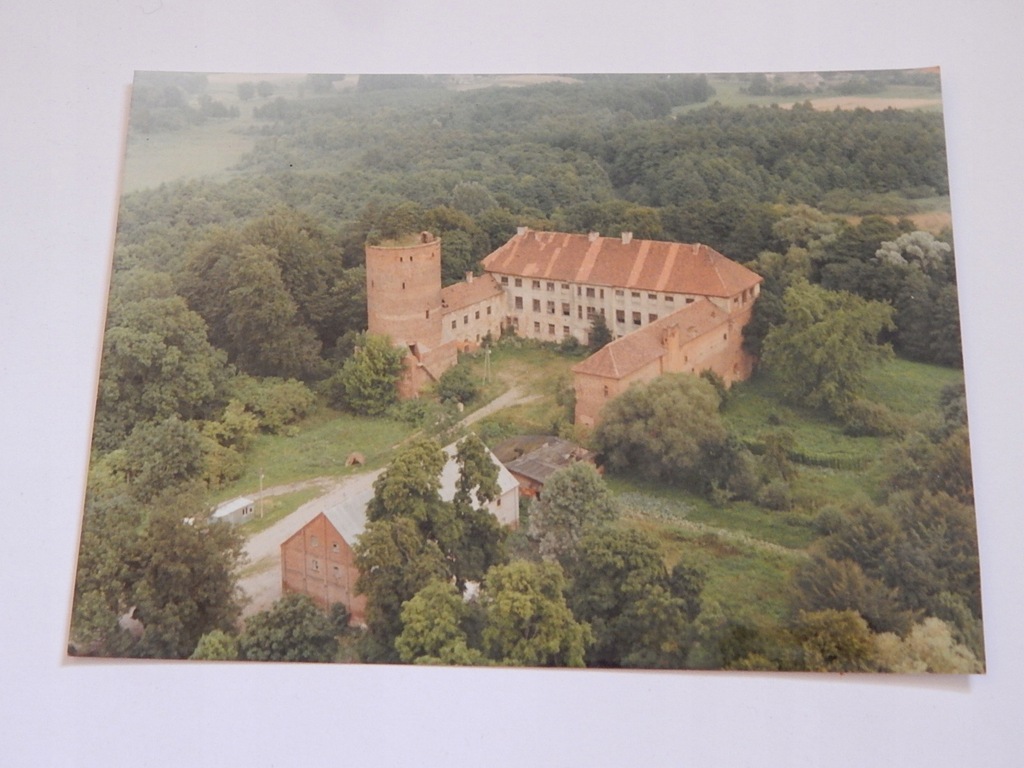 zamek Swobnica k. Pyrzyce z lotu ptaka FOTOGRAFIA