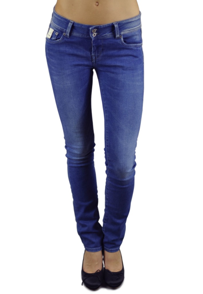 Jeansy slim Pepe Divine M46 30/32 - 6703724313 - archiwum Allegro