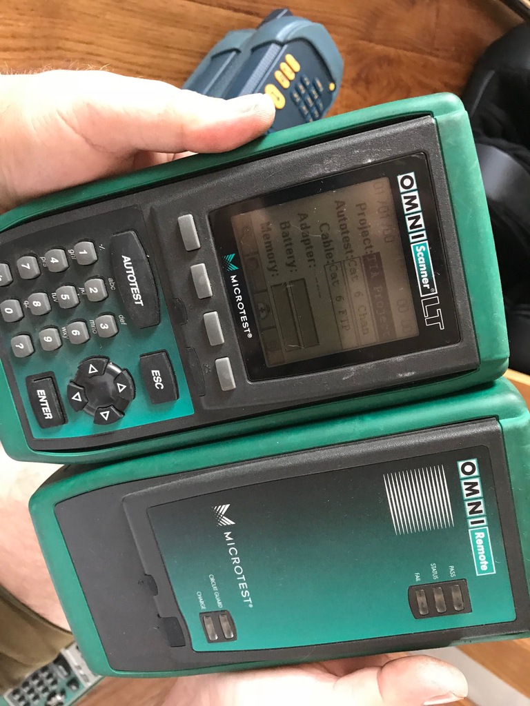 Fluke Microtest OMNIScanner LT Cat5/5e Cat6 Tester