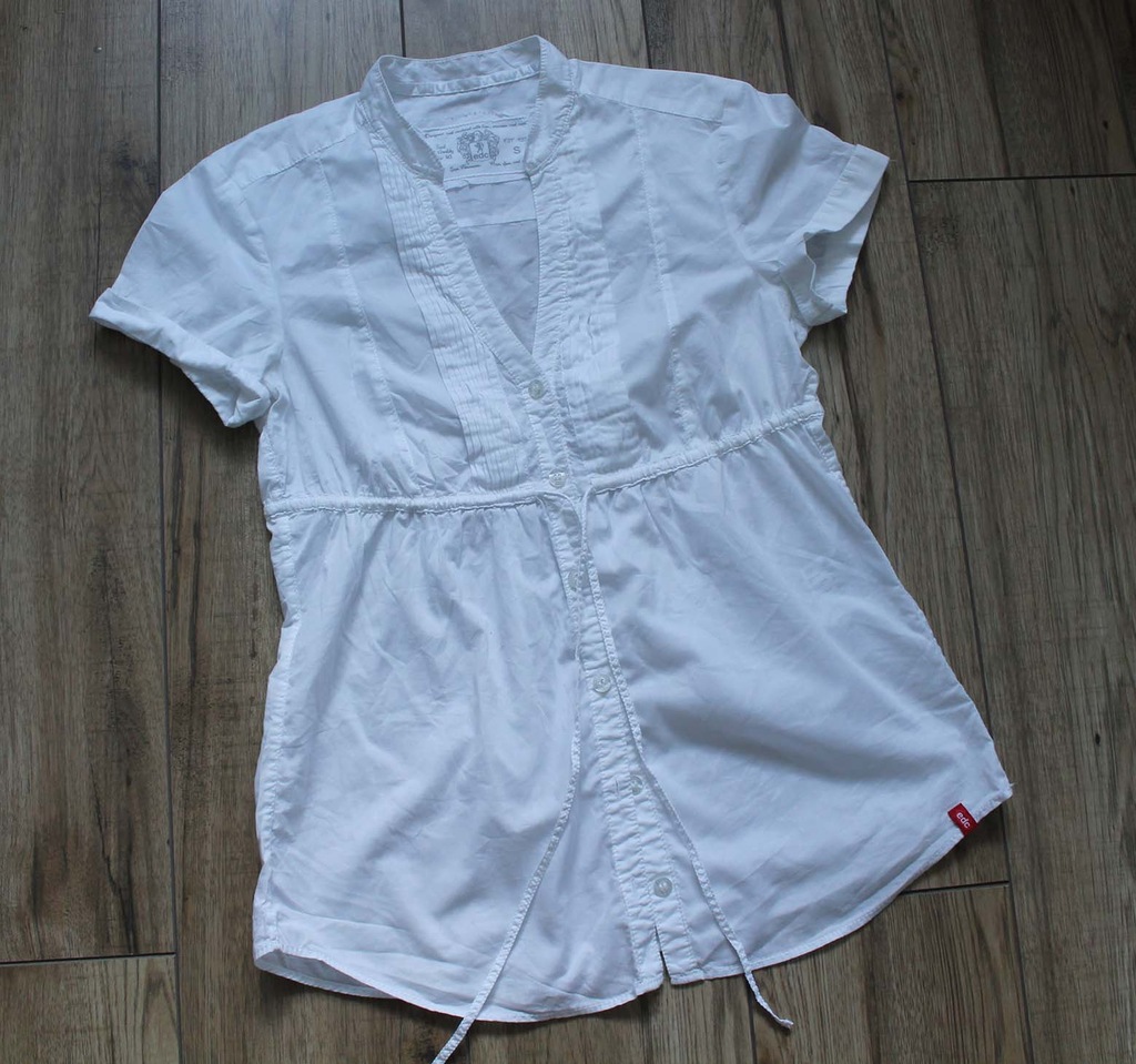 ESPRIT - biała bluzka koszula na lato S/M