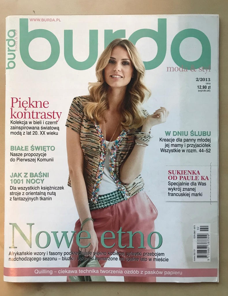 BURDA 2/2013 nowa nierozszyta! luty 2013