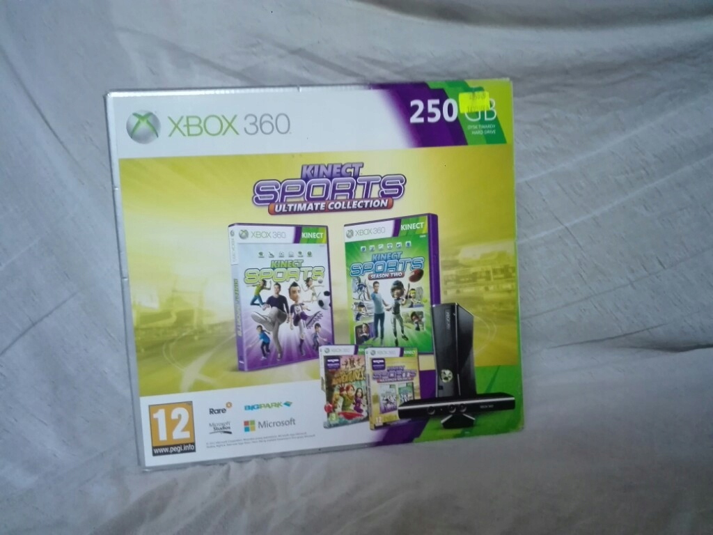 Xbox 360 slim 250 GB+Kinect