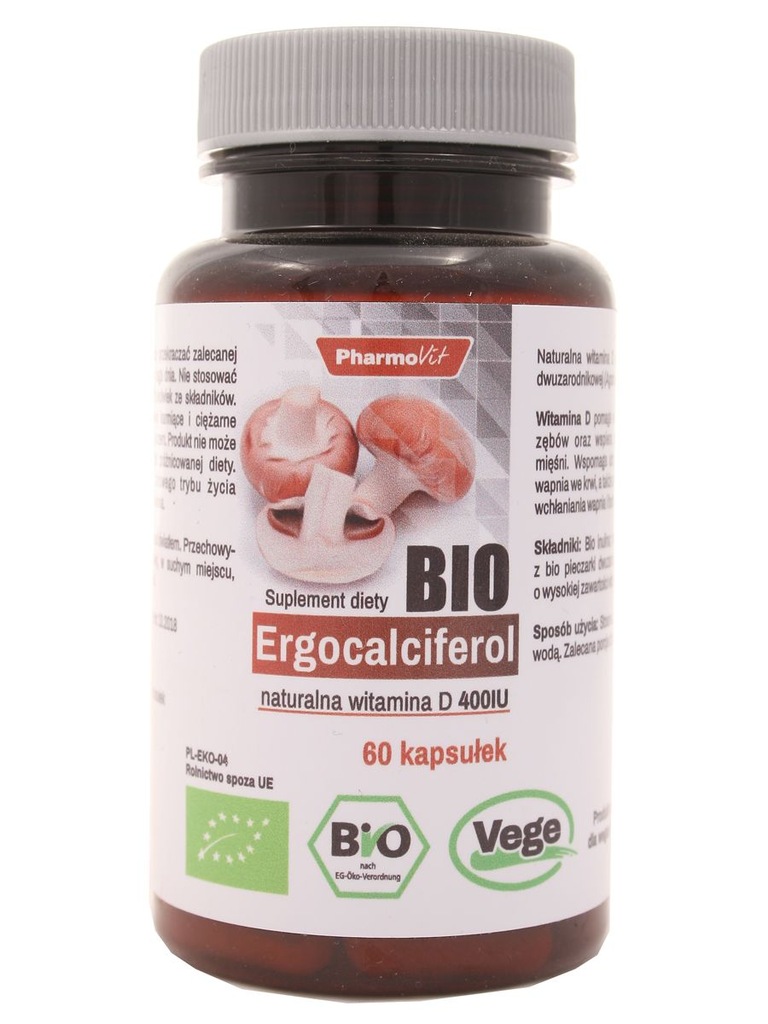 Bio Ergocalciferol 4000iu witamina D PharmoVit 60k