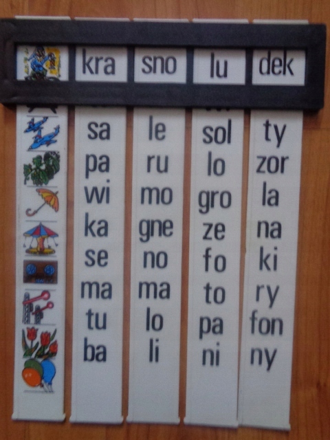 Suwak sylabowy pomoc dydaktyczna
