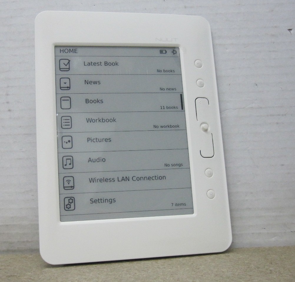 Czytnik eBook NUUT WiFi PDF TXT EPUB JPEG BMP