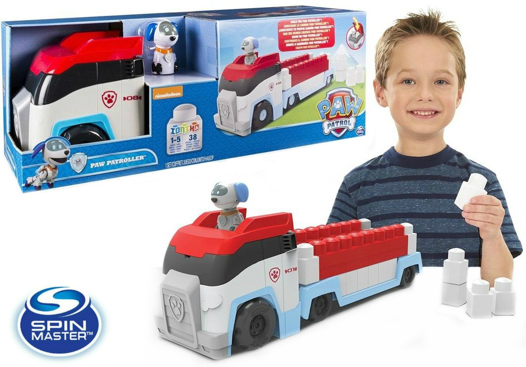 PSI PATROL TRANSPORTER PATROLOWIEC 50 CM +ROBOPIES