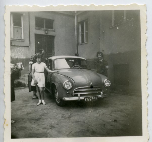 Samochód Syrena 101 Vintage Photo Lata 60-te