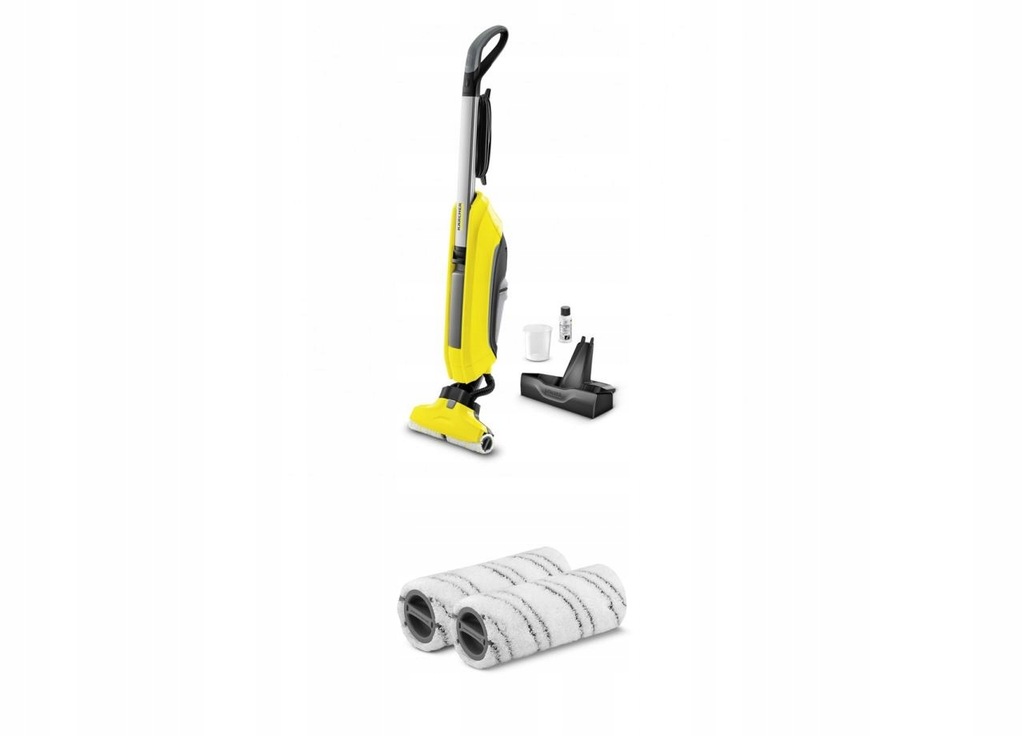 Mop parowy Odkurzacz myjący KARCHER FC 5 + rolki