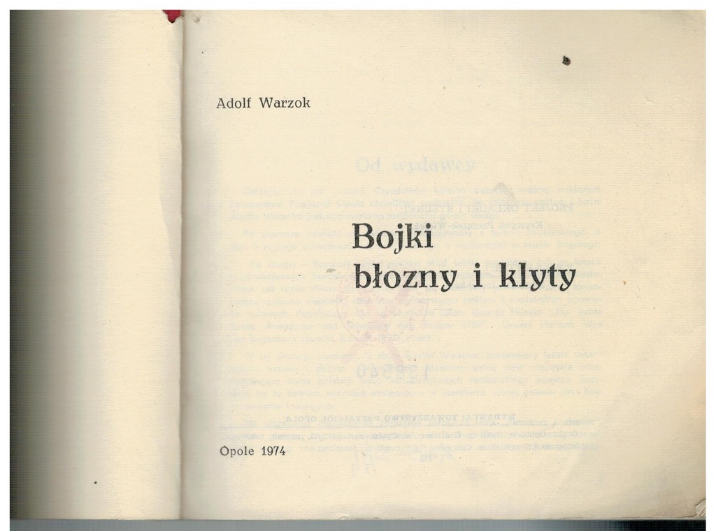 Warzok-Bojki błozny i klyty Racibórz folklor Śląsk