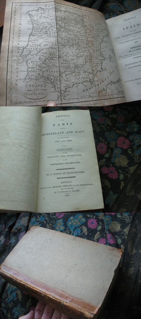 2t PODRÓŻE Francja WŁochy Hiszpania mapy 1808