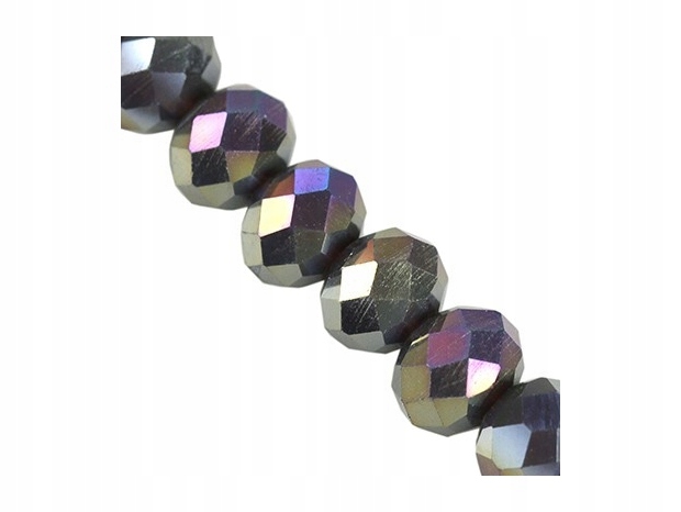 sznurek 44 cm : Kryształki CrystaLine rondelle g..