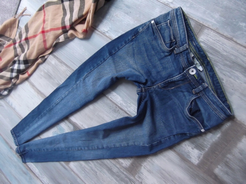 ADIDAS NEO__spodnie SKINNY jeans RURKI STRETCH__36