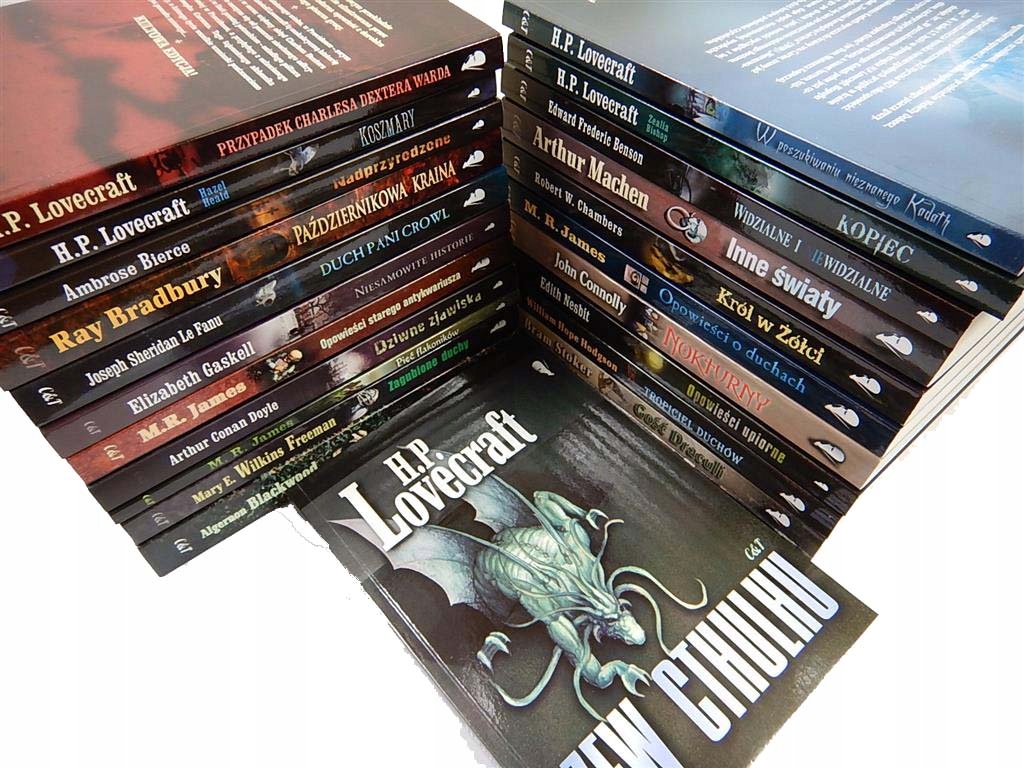 31x Biblioteka grozy - Lovecraft, Stoker, James BG