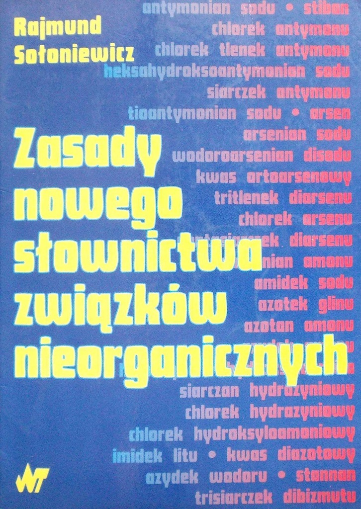 Zasady nowego słownictwa związków nieorganicznych