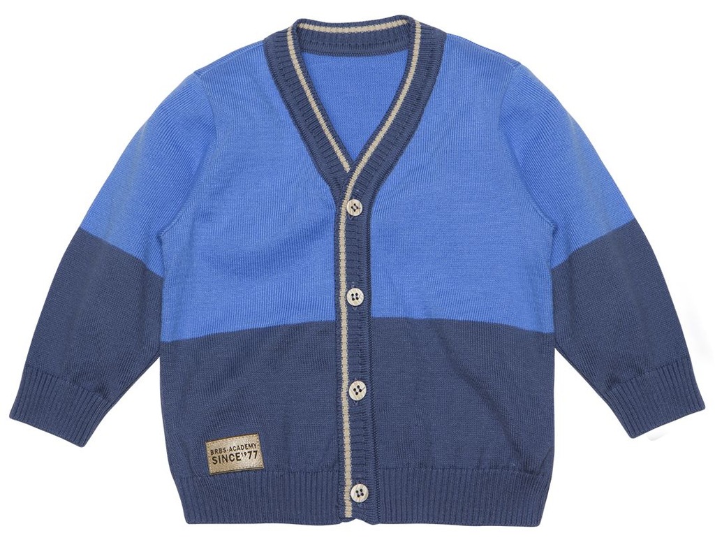 SMYKOWO Sweter dla chłopca w serek X208-08 r.74