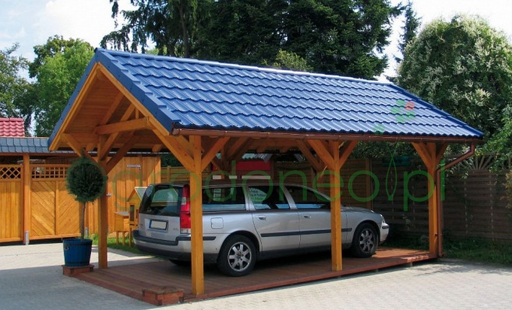 Wiata, Garażowa, Samochodowa, Carport - PRODUCENT