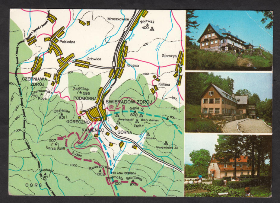05 / Czerniawa Zdrój - Schronisko PTTK - Mapa