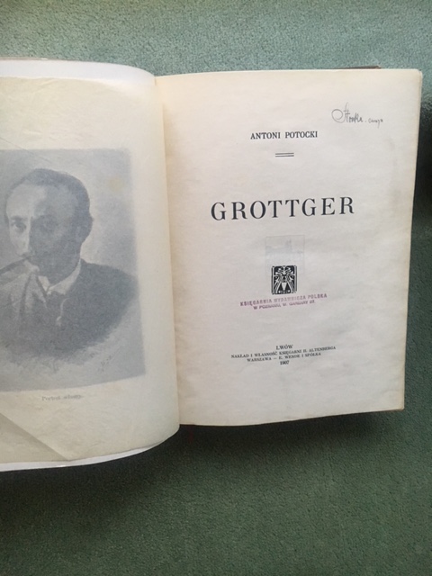 Grottger Antoni Potocki 1907r książka z rycinami