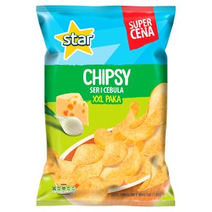 Star Chips Chipsy Ser Cebula Xxl Paka 250g
