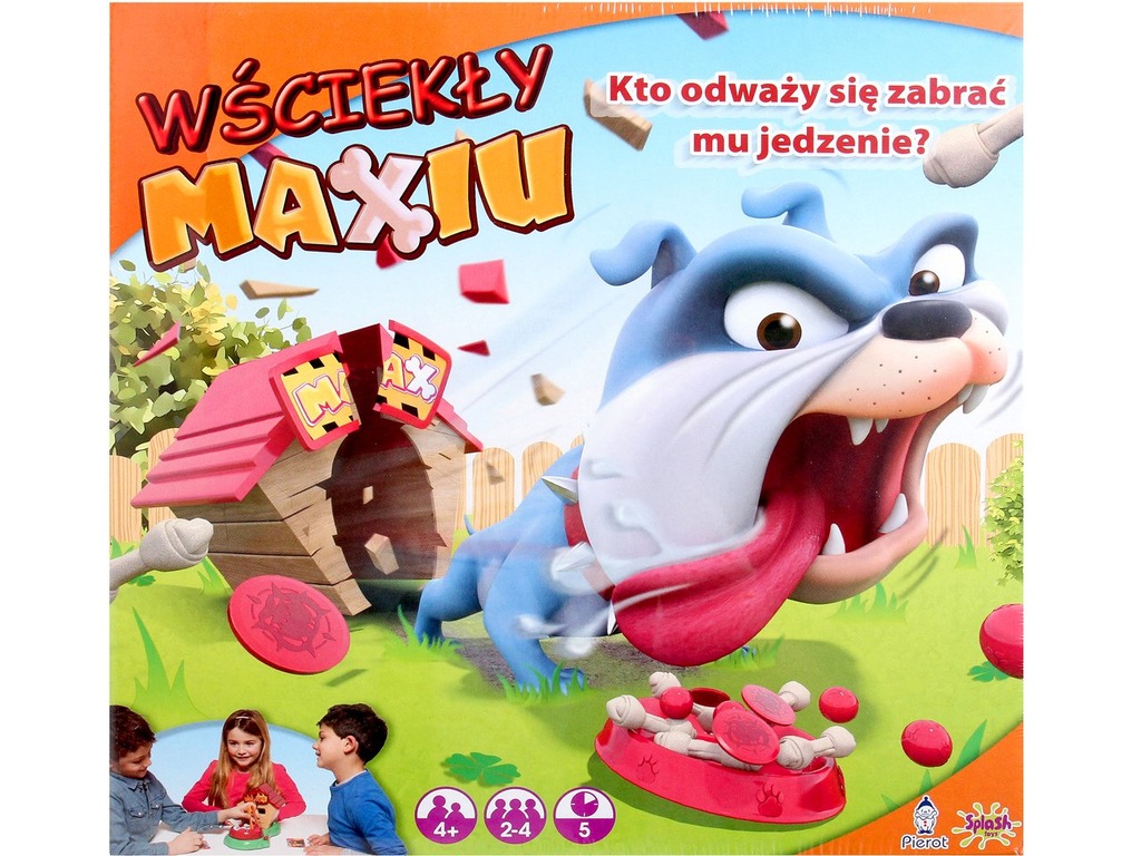 WŚCIEKŁY MAXIU Rodzinna Gra Zręcznościowa Max 3D