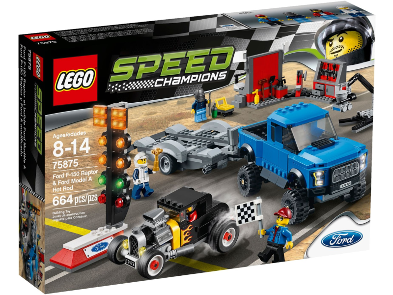 LEGO Speed Champions 75875 Ford F-150 Raptor i Fo